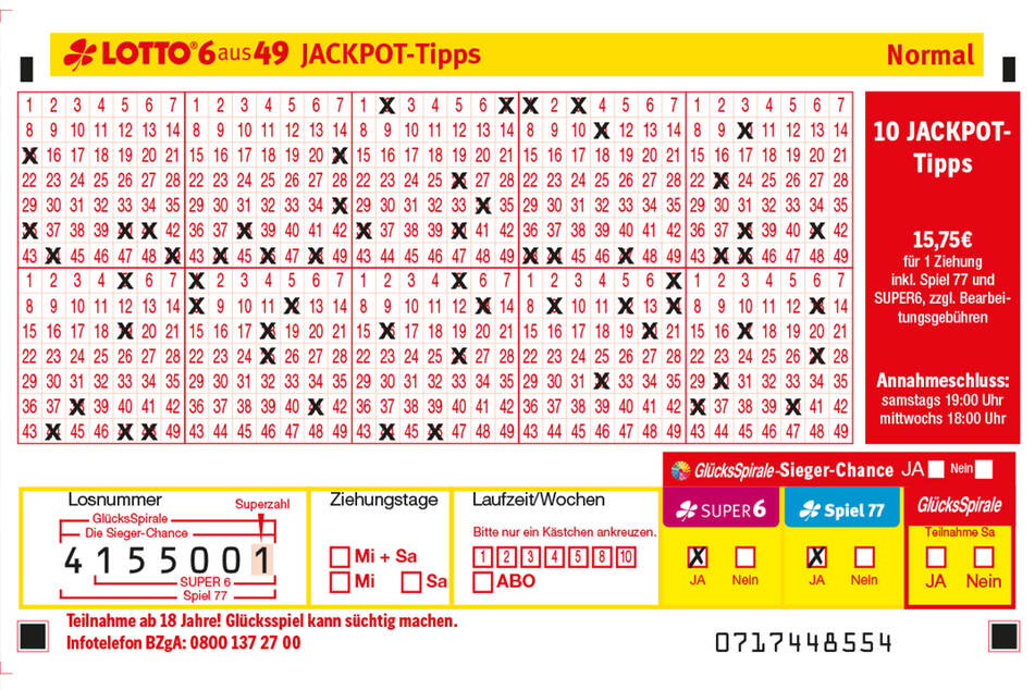 Wer will am Mittwoch (18.3.) 38 Millionen Euro gewinnen?
