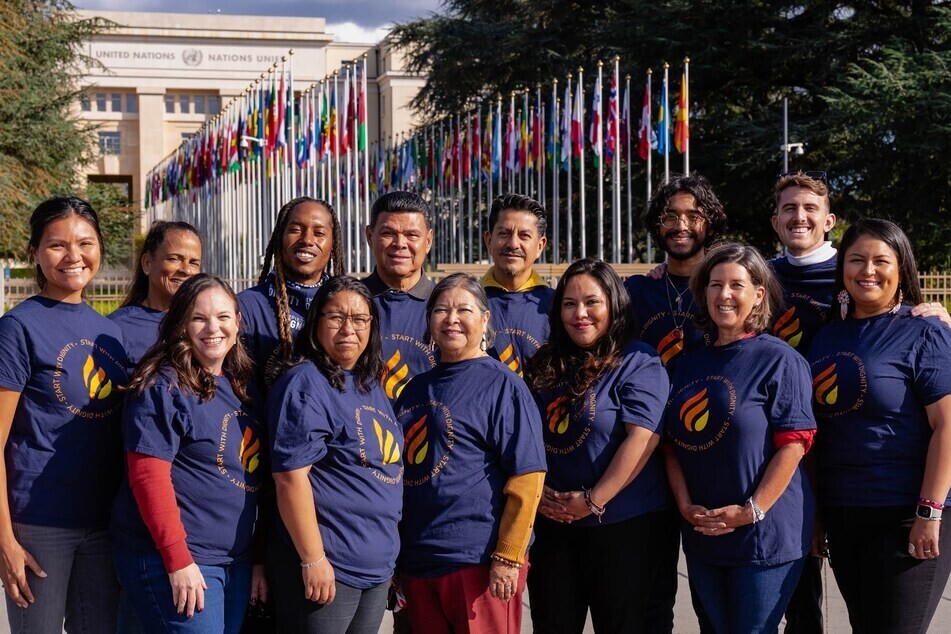 Members of the Start With Dignity coalition traveled to the United Nations in Geneva, Switzerland, to demand greater measures to combat law enforcement violence in communities of color, particularly in the borderlands.