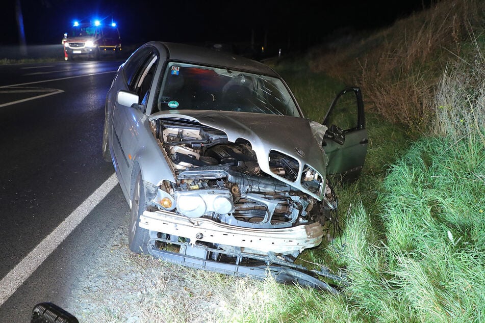 Am BMW entstand durch den Crash Totalschaden.
