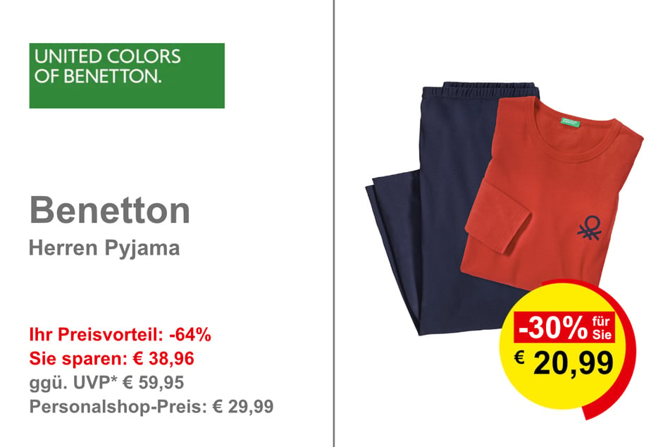 Benetton Herren Pyjama
