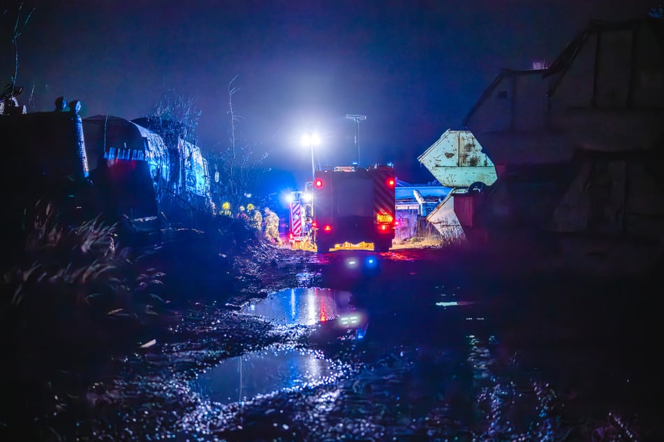 Auf dem Gelände der Mülldeponie hatte es erneut gebrannt.