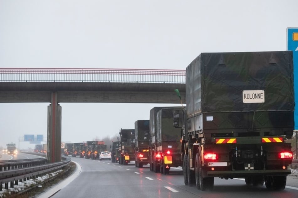 Am Mittwoch werden fast überall in Deutschland militärische Konvois unterwegs sein.