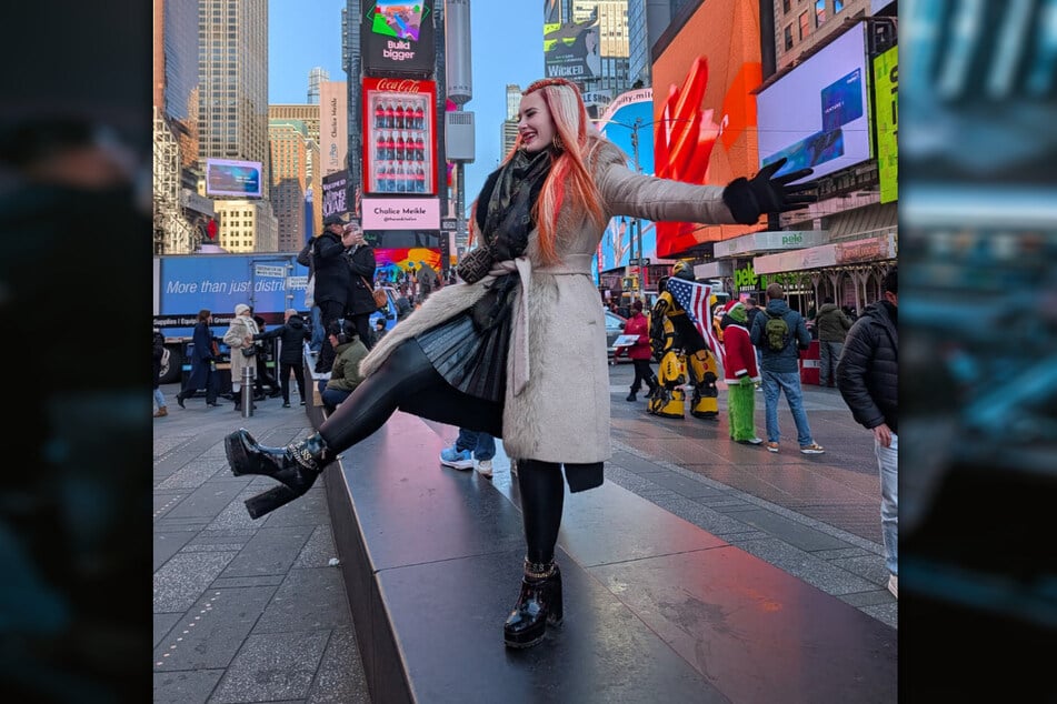 Kurz vor den Feiertagen ging es für die Dresdnerin noch an den Big Apple. Weihnachten und Silvester verbrachte sie dann entspannt im Kreise ihrer Liebsten.