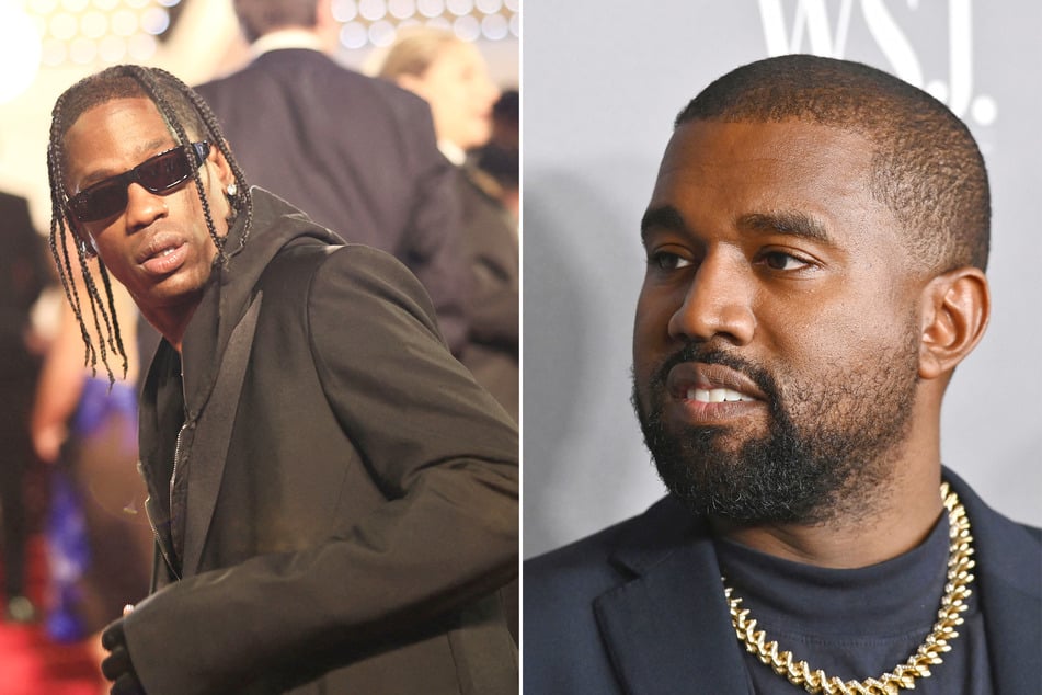 Kanye West hits the stage with Travis Scott in surprise appearance!