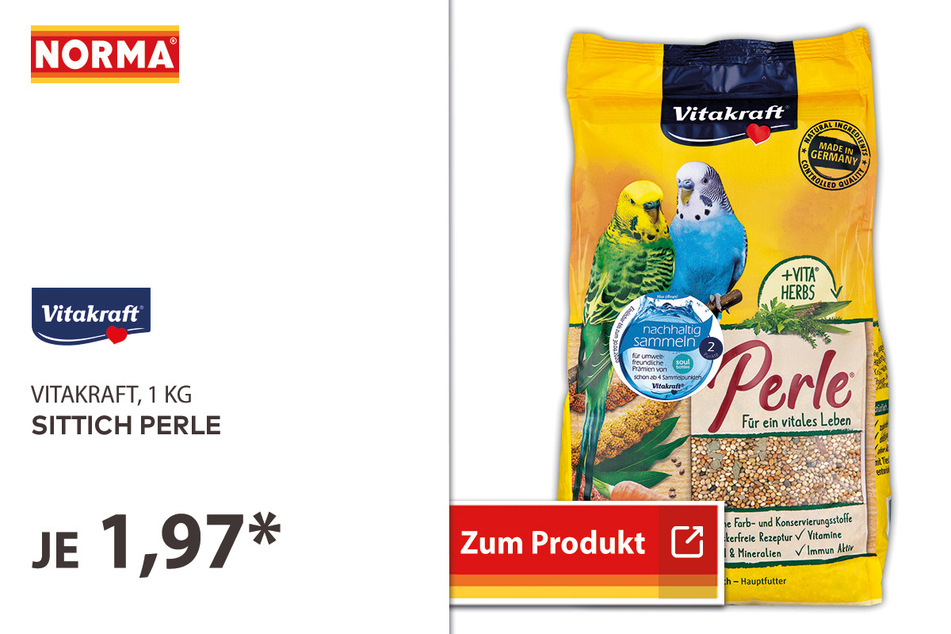 Sittich Perle für 1,97 Euro.