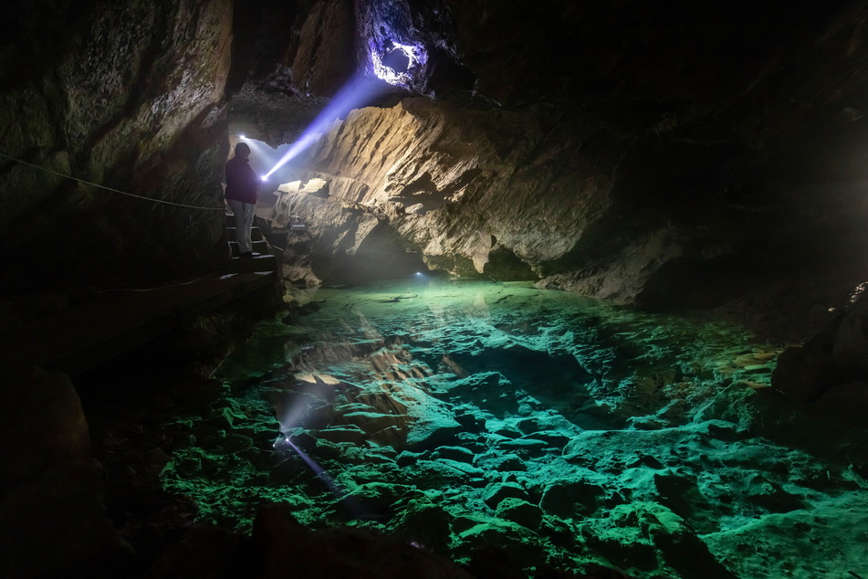 Die Drachnhöhle in Syrau ist die einzige Schauhöhle in Sachsen.