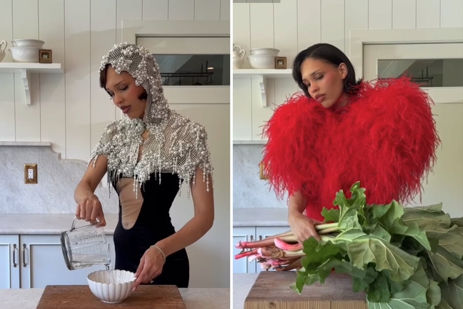 Bekannt wurde Nara vor allem durch ihre Kochvideos in extravaganten Fashion-Outfits.