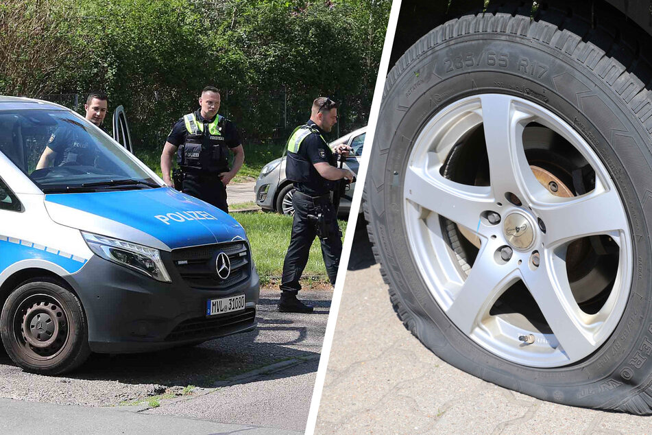 Barfüßiger Reifenstecher attackiert Fiat: Polizei im Großeinsatz