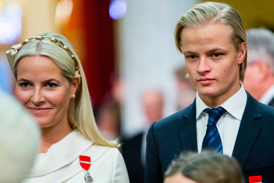 Die norwegische Kronprinzessin Mette-Marit (50) und ihr Sohn Marius Borg Høiby (27). (Archivbild)