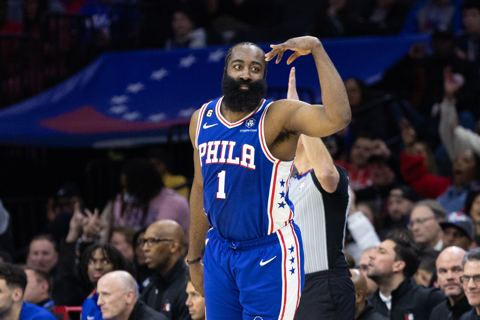 James Harden starred for the Philadelphia 76ers in their win over the Brooklyn Nets.