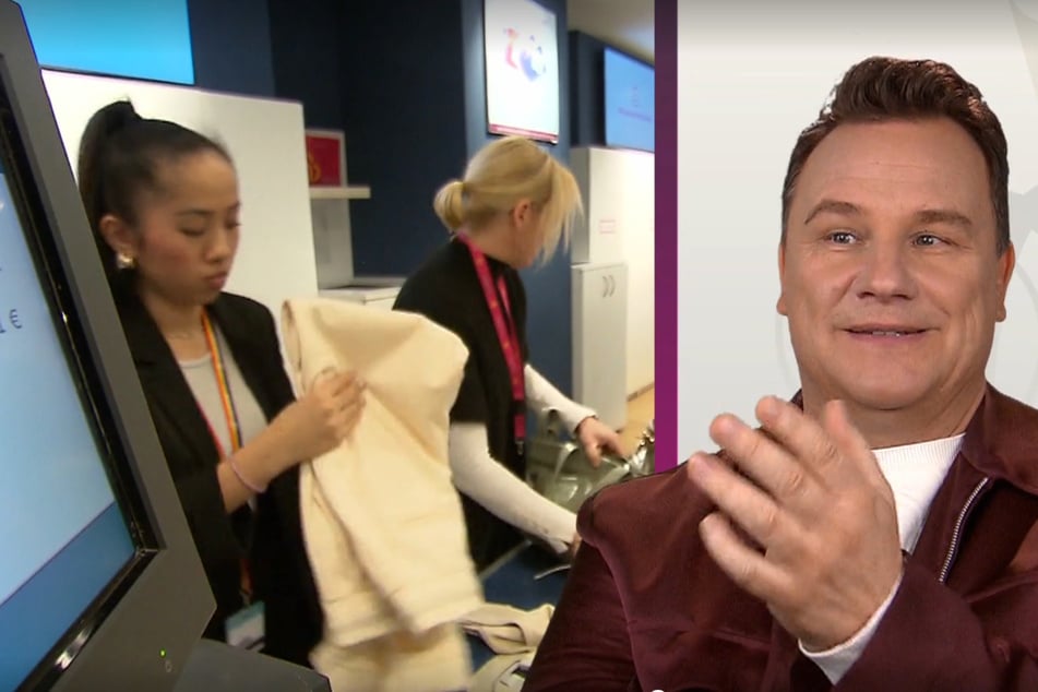 Guido Maria Kretschmer (59) fiel als Einzigem auf, dass die Hose nicht richtig eingescannt wurde.