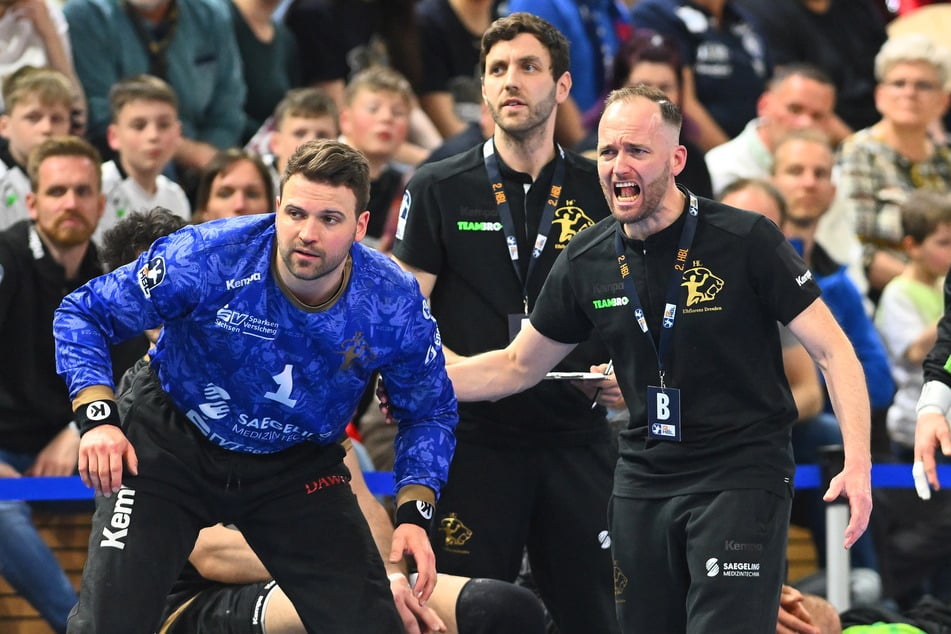 Marino Mallwitz (29, l.) avanciert zwar gern zum Matchwinner, kann auf spannende Spiele aber auch verzichten.