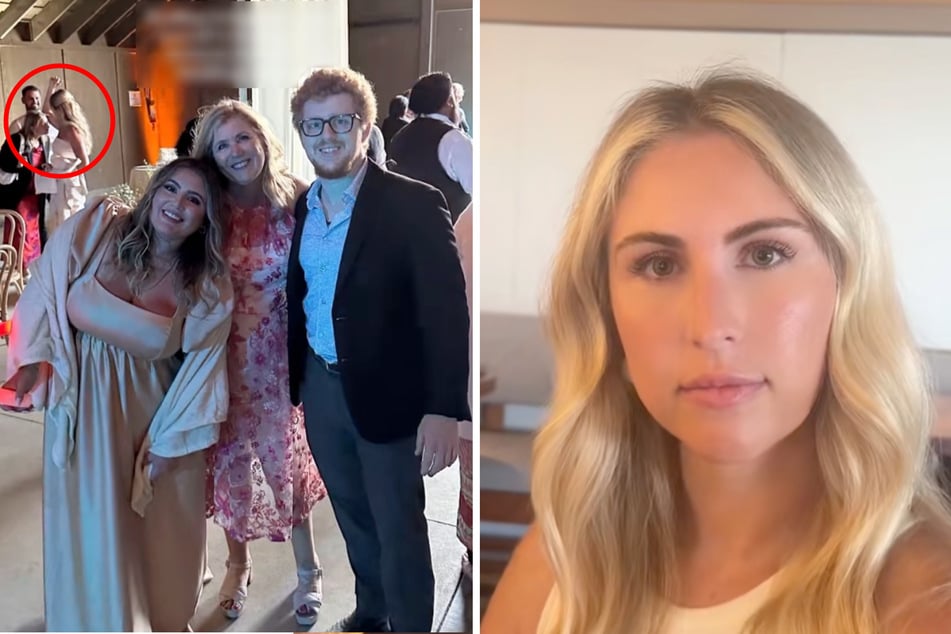 Bruid bekijkt huwelijksfoto's: als ze goed kijkt, kan ze haar ogen niet geloven