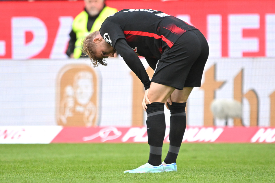 Zufriedenheit sieht anders aus: Timo Werner (26) hatte auch gegen Mainz nicht seinen besten Tag und musste zwischenzeitlich eine Schmerztablette nehmen, um weiterzumachen.