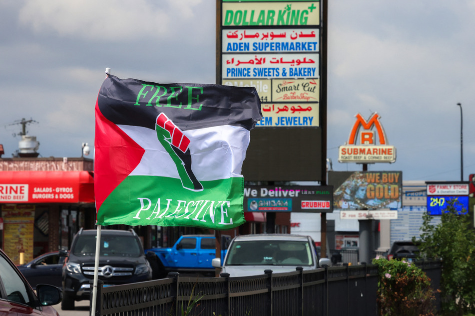 On the outskirts of Chicago, as Democrats gather for their national convention, some residents of "Little Palestine" have a different message for Kamala Harris.