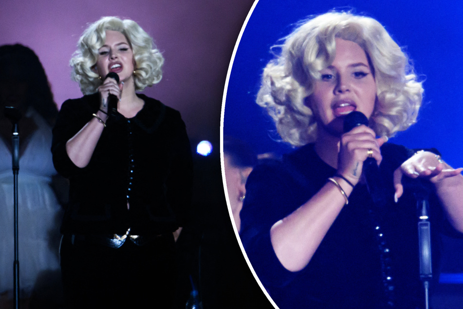Lana Del Rey is finally back on stage and channeling Marilyn Monroe!