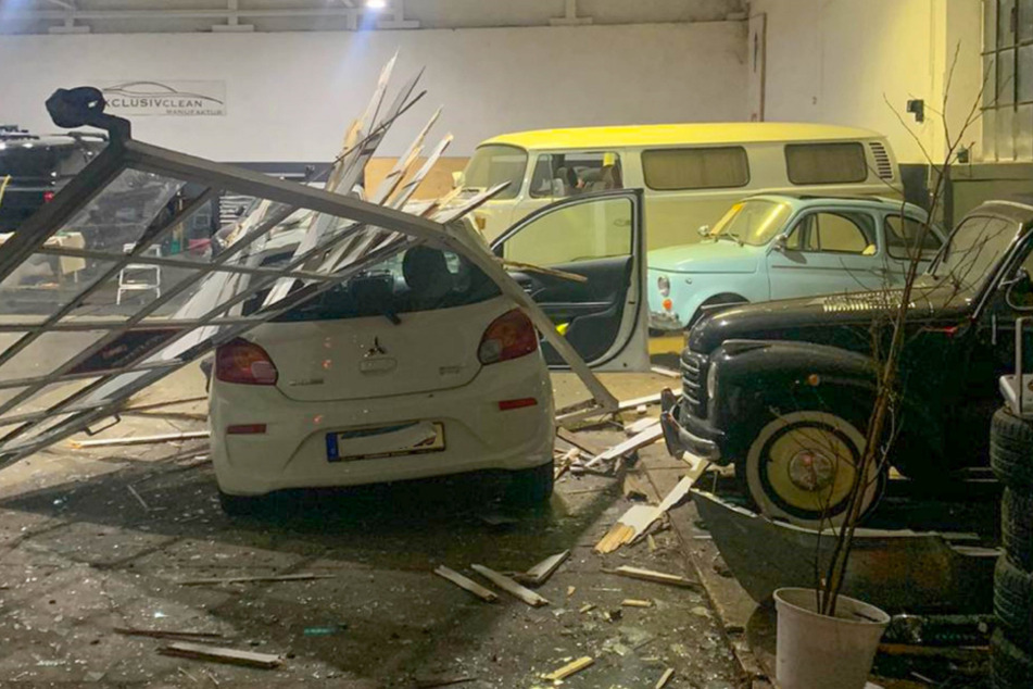 Ein Blick auf die Unfallstelle.
