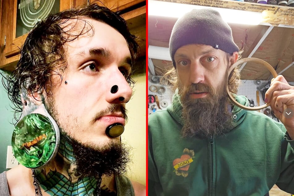 Oregon woodworker makes insanely large flesh tunnels for extreme body mod fans