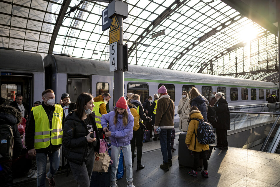 Auch am Berliner Hauptbahnhof kommen zurzeit viele Flüchtlinge aus der Ukraine an.