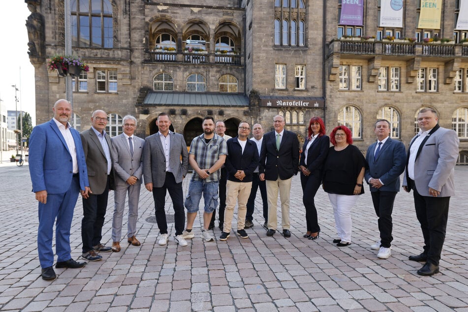 2024 gab es noch eine geschlossene AfD-Fraktion im Chemnitzer Stadtrat. (Archivfoto)