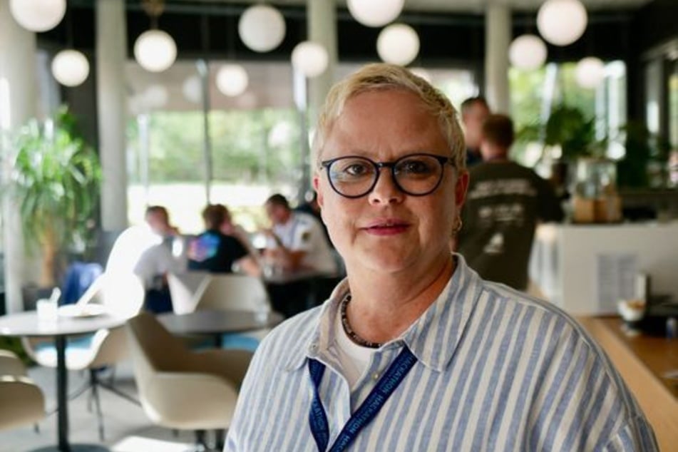 Dagmar Bodamer, langjährige Psychologin im Maßregelvollzug, ist aus dem schweizerischen Kreuzlingen (Kanton Thurgau) zum 1. True-Crime-Hackathon der Polizei Sachsen-Anhalt angereist