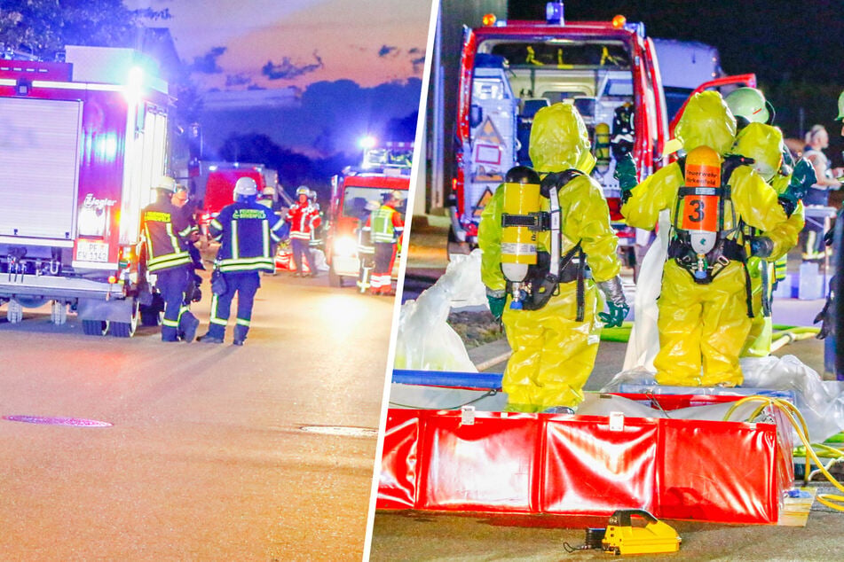 Behälter umgekippt: Über 200 Liter giftige Chemikalien in Kanalisation gelaufen - Mitarbeiter verletzt