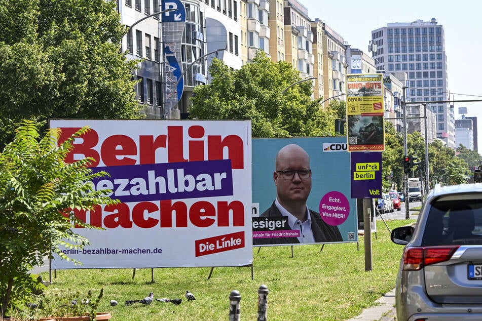 Umfrage vor Berlin-Wahl: Linke auf Platz eins