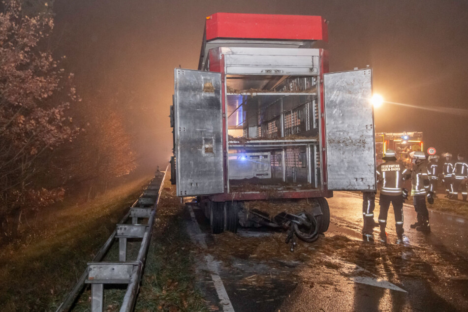 Der Transporter war ausgebrannt.