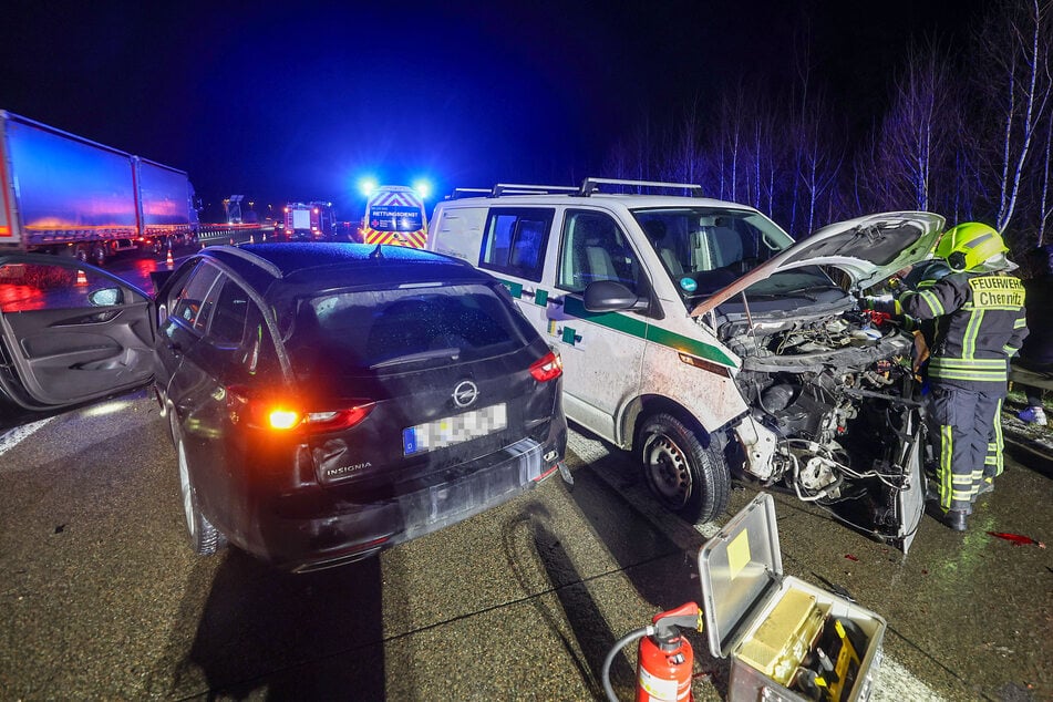 12.000 Euro Schaden entstanden bei den Unfällen auf der A4 in Richtung Erfurt.