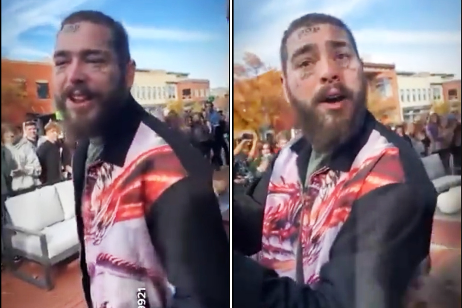 Post Malone was heckled while signing autographs, and his stunned reaction couldn't have been any better.