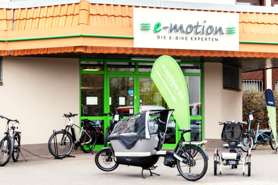 Die e-motion e-Bike Welt Chemnitz am Berg 1 in Hartmannsdorf.