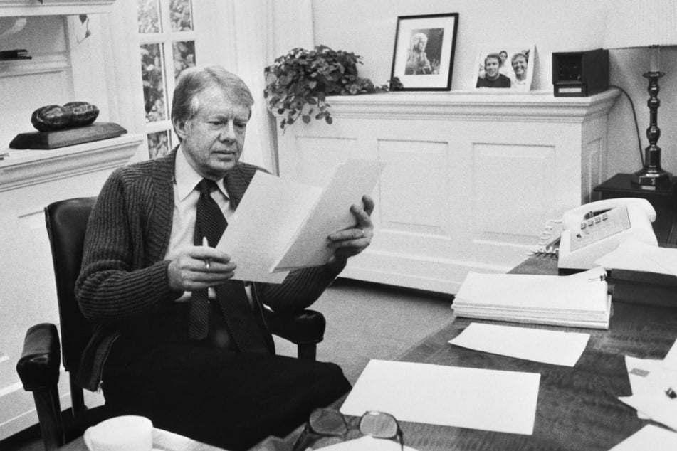 Jimmy Carter (†100) war der 39. Präsident der USA. Er regierte von 1977 bis 1981.