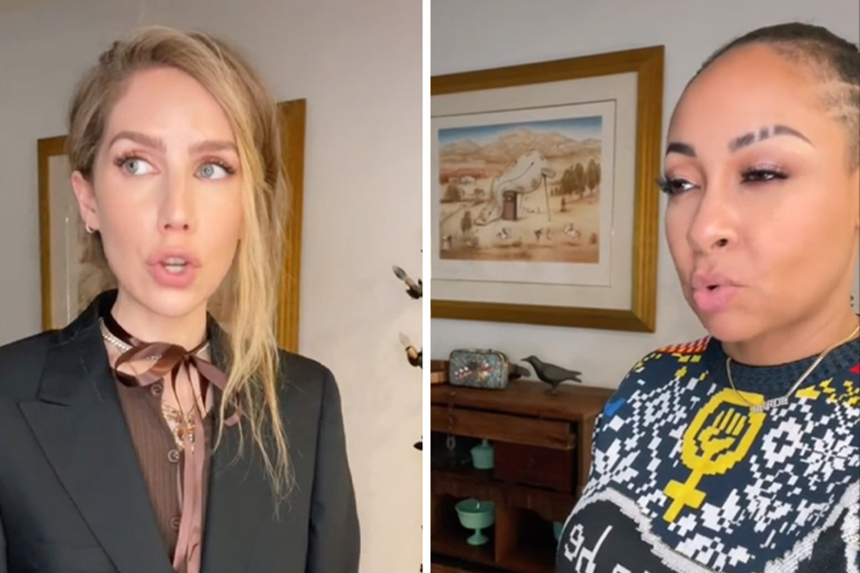 Raven-Symoné and wife Miranda Maday poked fun at the Depp v. Heard trial in a TikTok video.