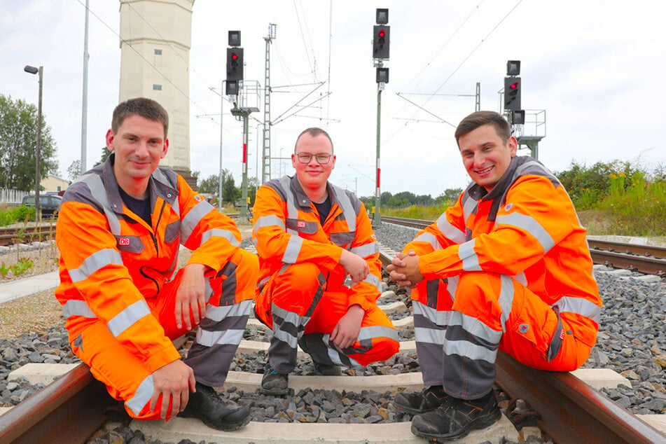 Das Team der Deutschen Bahn freut sich auf neue Kollegen und Kolleginnen.