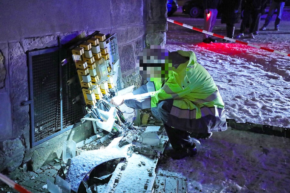 Noch in der Nacht wurde der Stromkasten repariert.