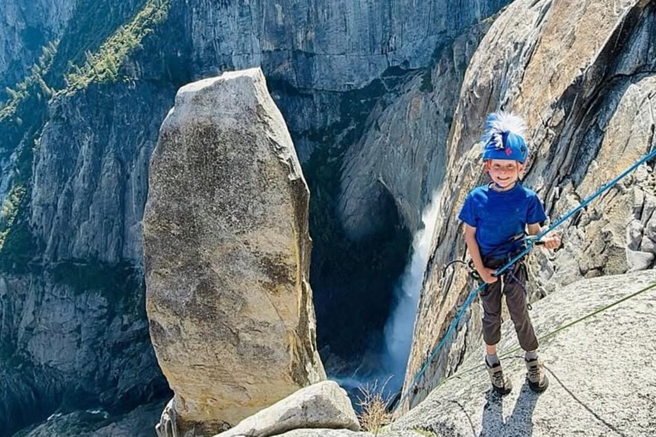 Joeys Eltern bereiteten ihn lange auf seine Kletter-Expeditionen vor.