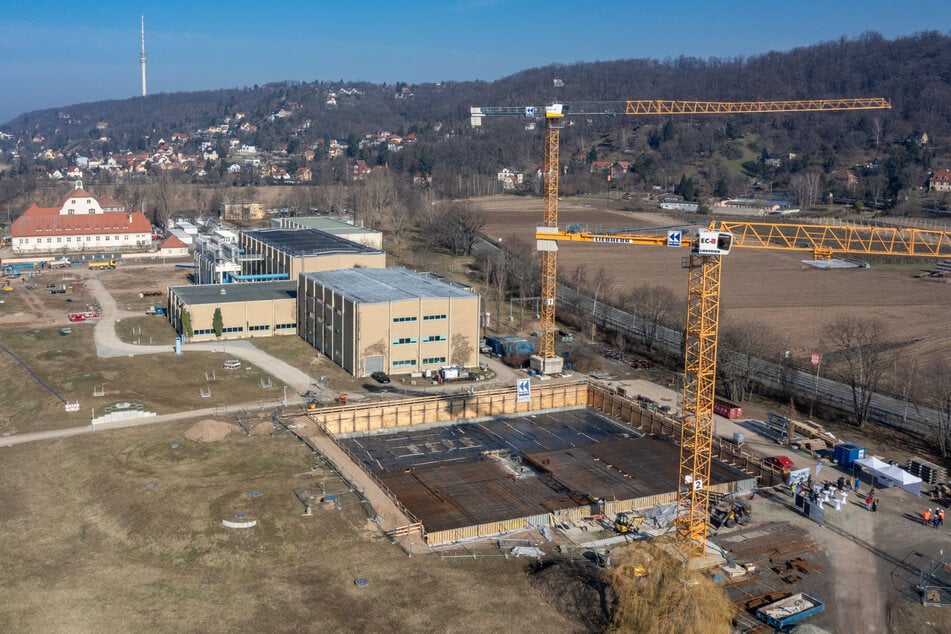 Das Wasserwerk in Hosterwitz: Große Teile der 1908 eröffneten Anlage wurden vor zwei Jahren umfassend saniert.