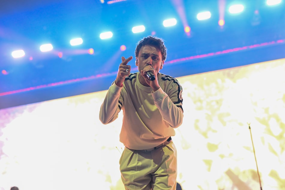 Clueso (45) war am Freitag zu Gast in Leipzigs Quarterback Immobilien Arena.