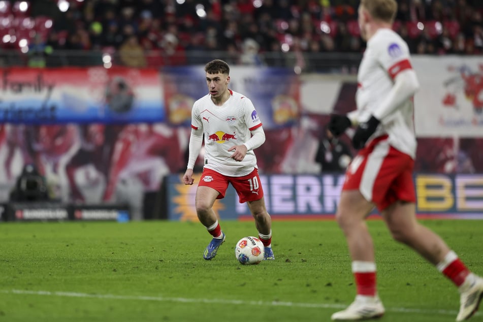 Brajan Gruda rettete mit seinem Treffer immerhin noch einen Punkt für Leipzig.