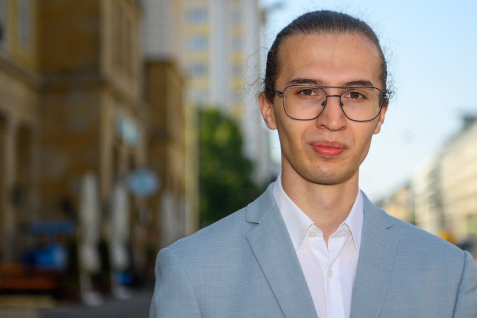 Student John Lucas Dittrich (19) möchte an die Spitze des BSW-Landesverbands in Sachsen-Anhalt.