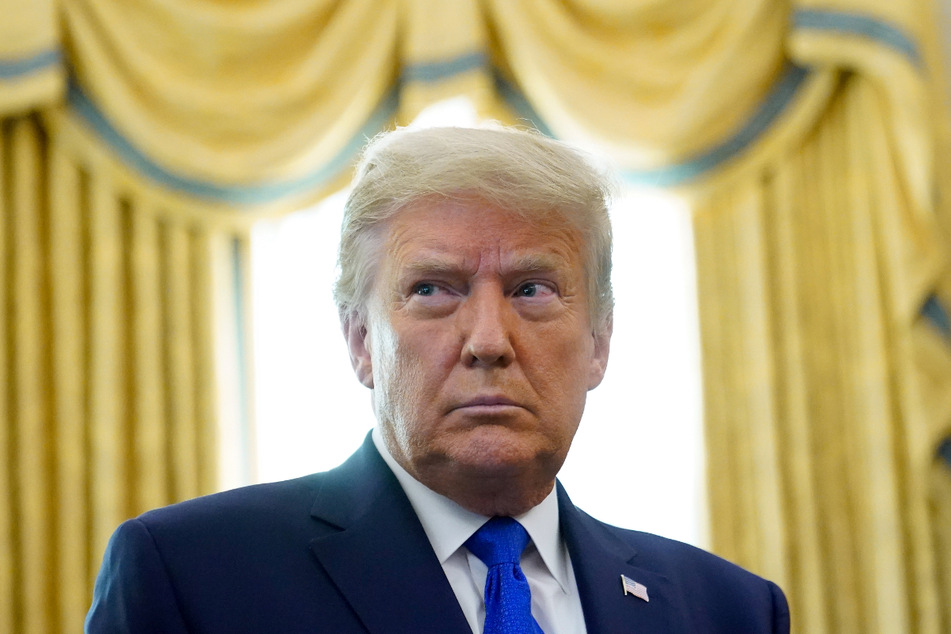 Donald Trump bei der Verleihung der "Presidential Medal of Freedom" im Oval Office im Dezember 2020.