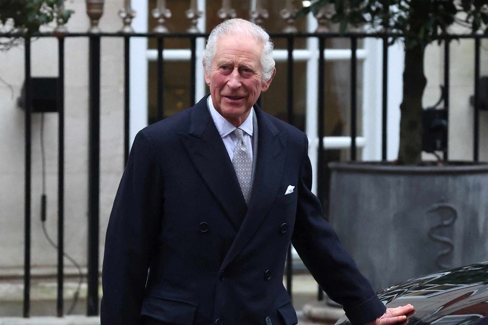 Britain's King Charles leaves the London Clinic last week after receiving treatment for an enlarged prostate.