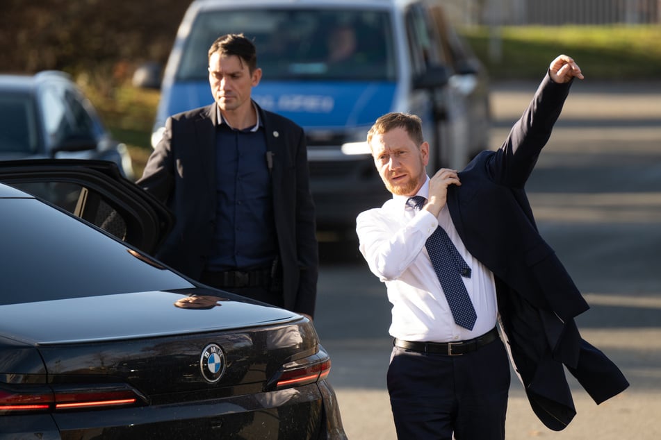 Sachsens MP Michael Kretschmer (51, CDU) bricht in der kommenden Woche zum Vatikan auf. (Archivbild)