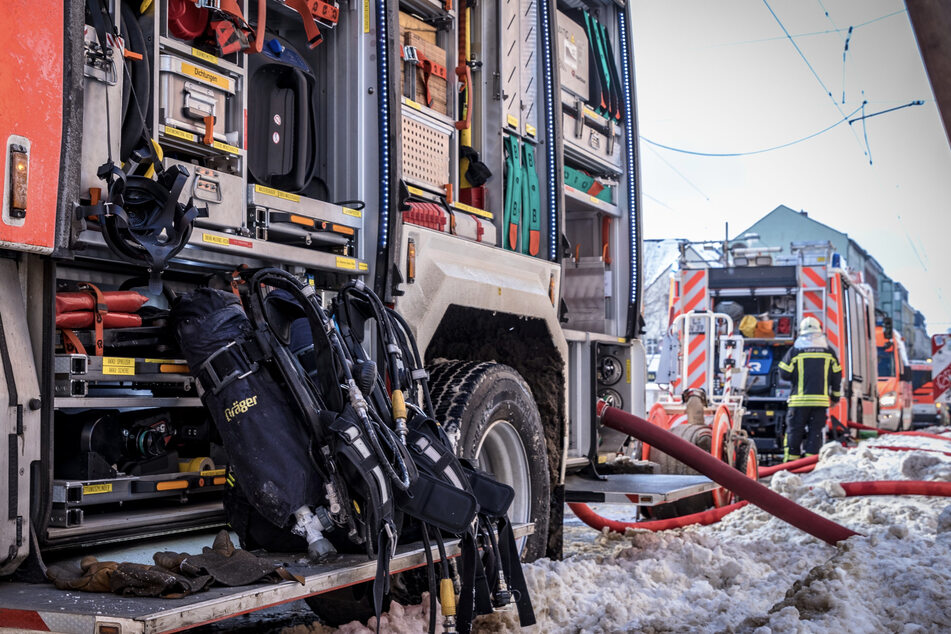 Gut zu tun: Die Kameraden der Feuerwehr waren am Donnerstag ordentlich unterwegs.