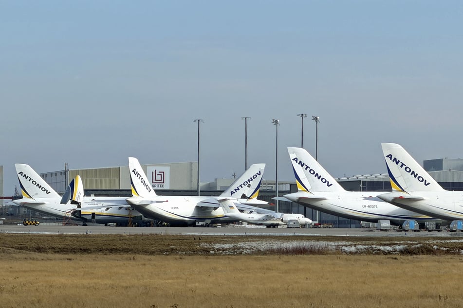 Sechs Antonov AN 124 sind aktuell in Leipzig und fliegen von dort in die ganze Welt.
