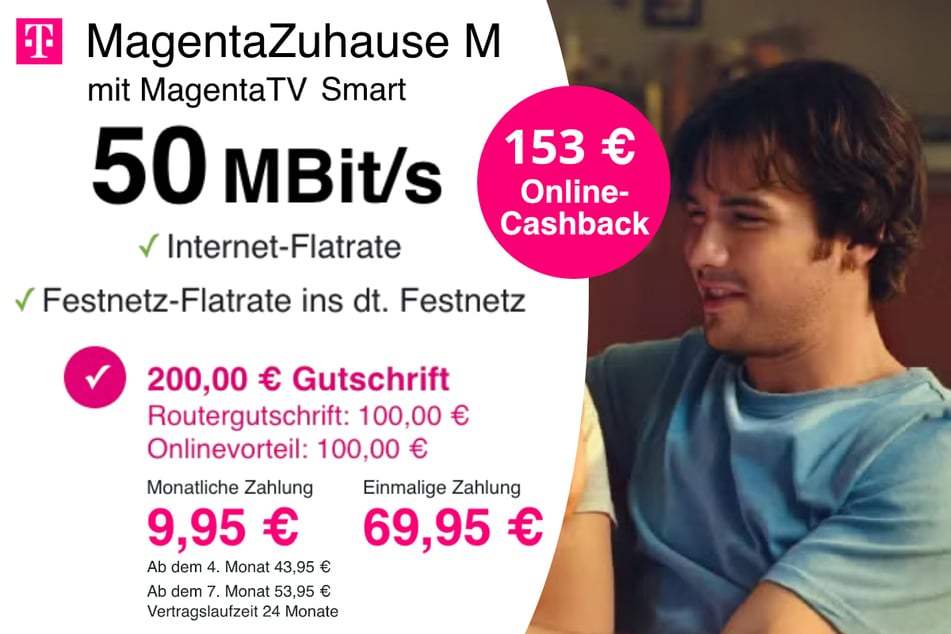 MagentaZuhause M mit MagentaTV Smart und 353 Euro Ersparnis.