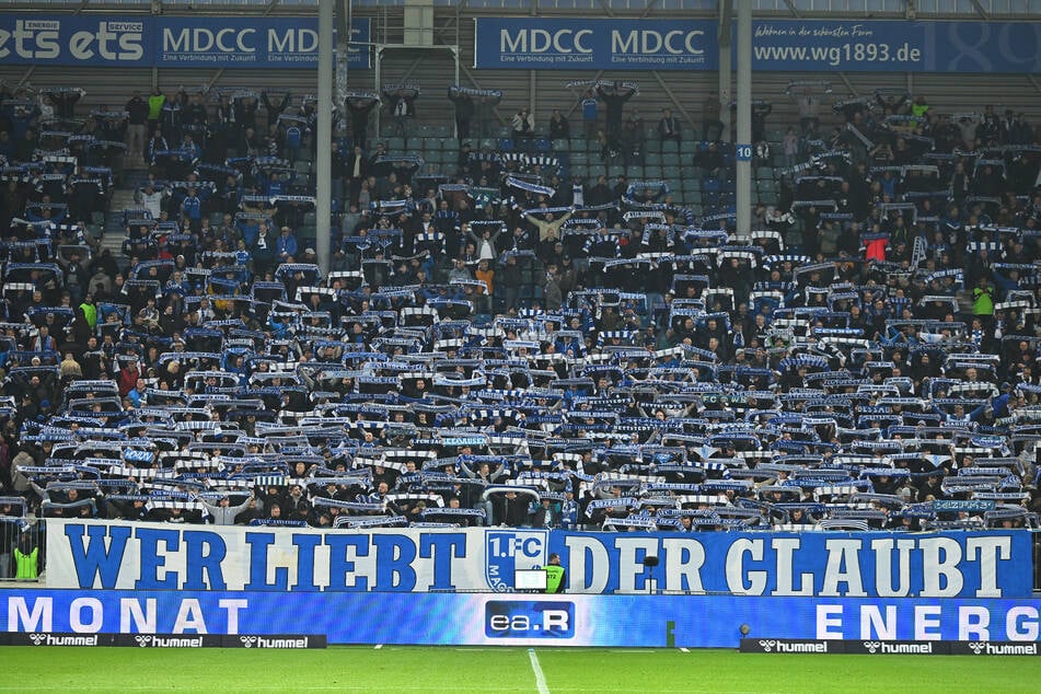 Trotz gesperrter Heimkurve war die Unterstützung der Anhänger in jeder Sekunde zu spüren.