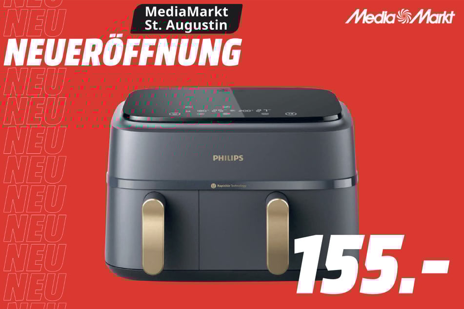 Philips-Airfryer 3000 Series Dual Basket für 155 Euro.