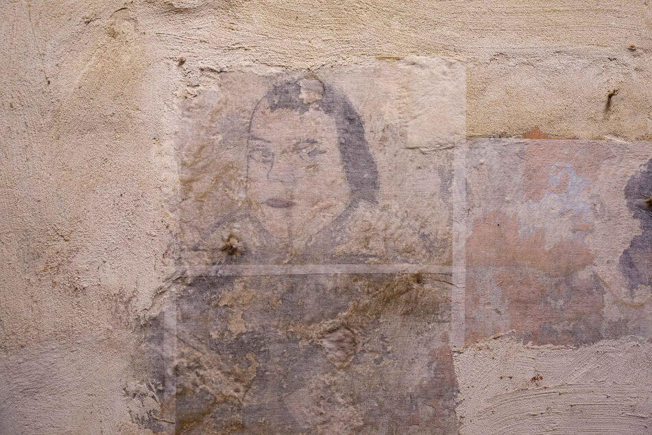 Die figürlichen Wandmalereien sind über 500 Jahre alt.