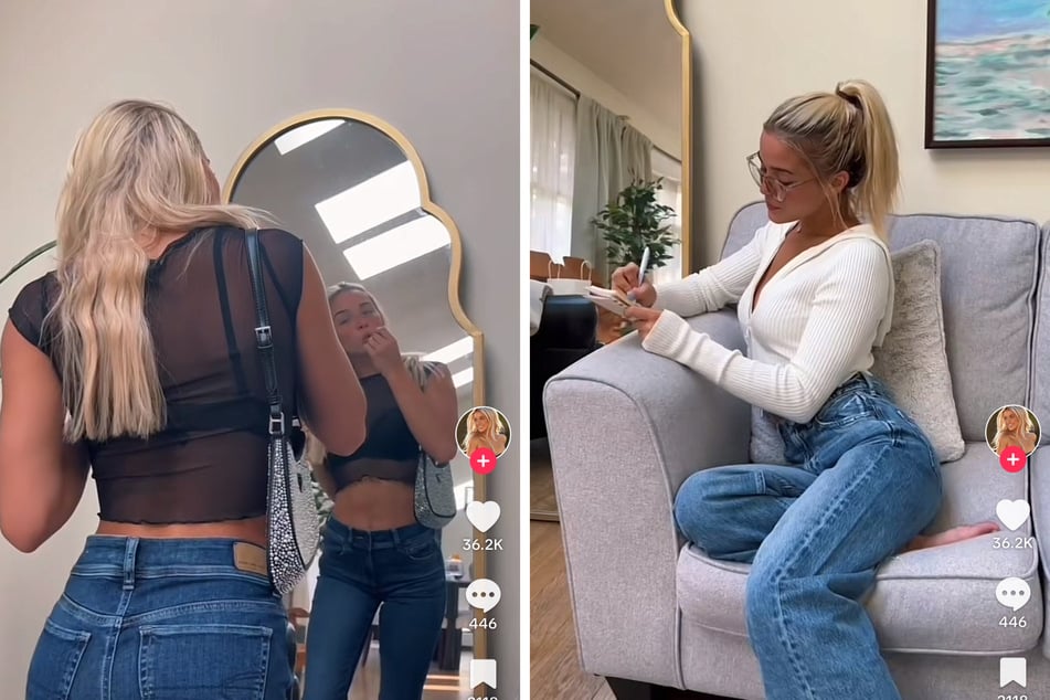 Olivia Dunne goes viral in sweet denim look for latest NIL partnership